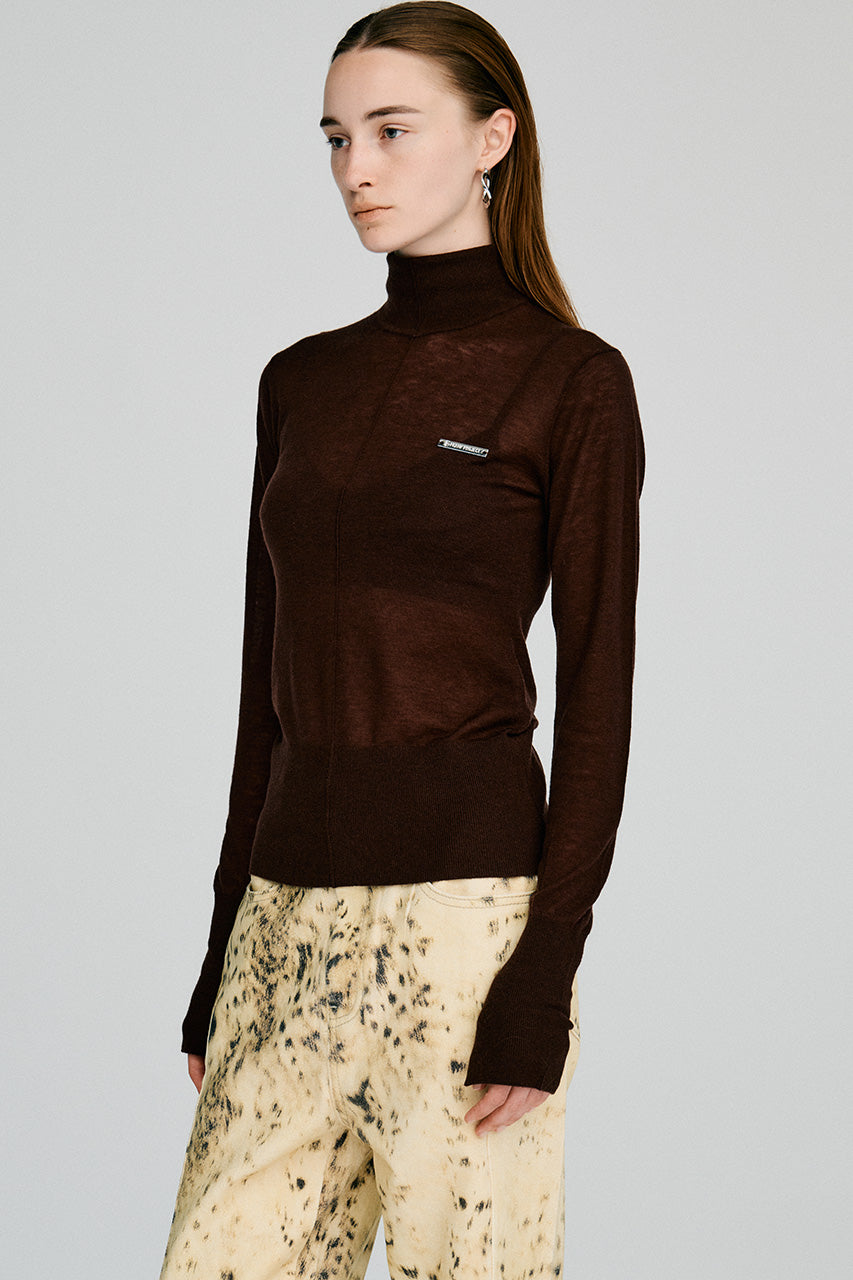 Suivi Wool Turtleneck Top - 2026AUTUMN