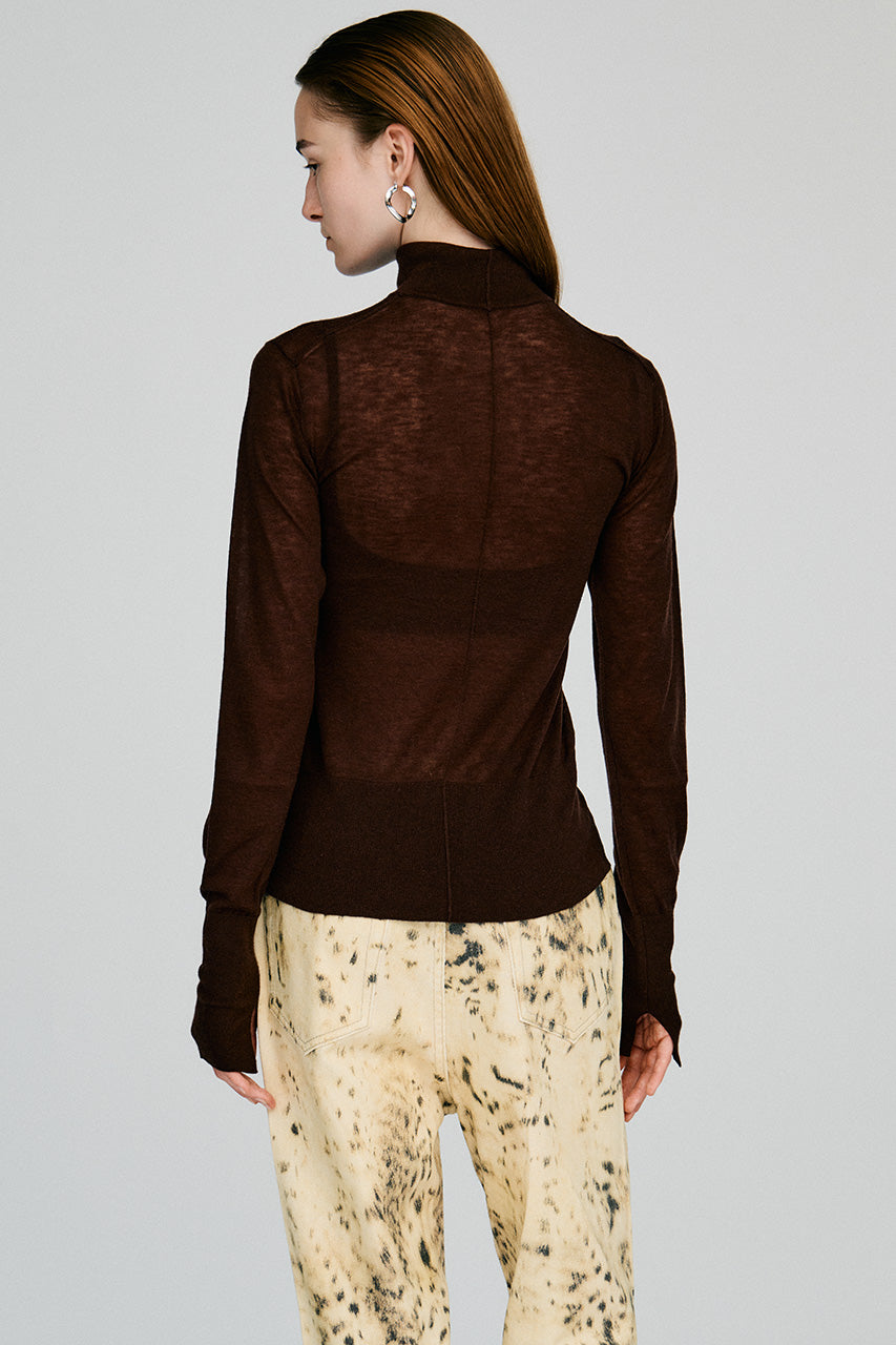 Suivi Wool Turtleneck Top - 2026AUTUMN