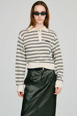 Border Knit Polo