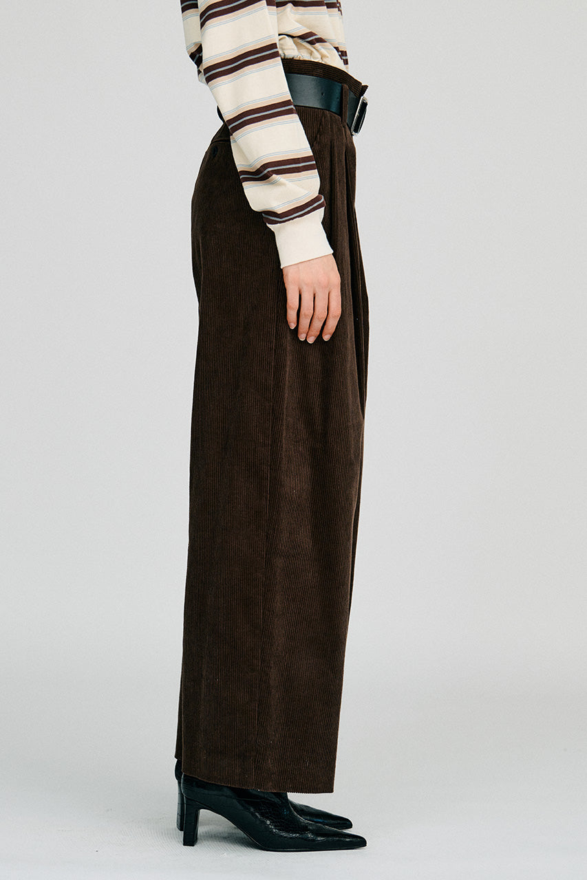 Belted Corduroy Pants - 2026AUTUMN