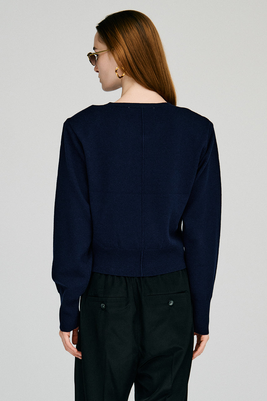 【AYUMI HAMAMOTO COLLABORATION】Merino Wool Shoulder Pad Knit - PRE ORDER