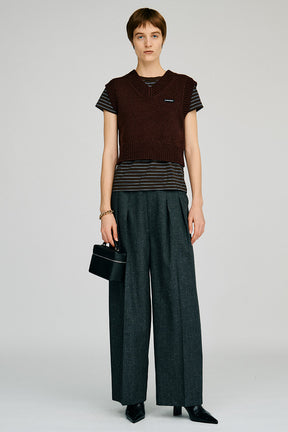 Silk Nep Cocoon Pants - 2026AUTUMN