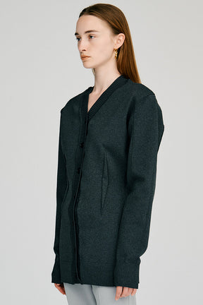 2-Way Power Shoulder Cardigan - 2026AUTUMN