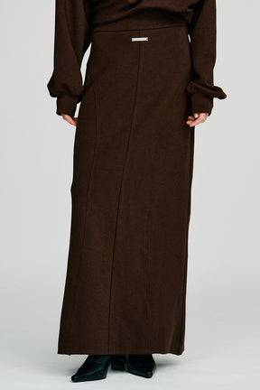 Rib Narrow Skirt - 2026AUTUMN