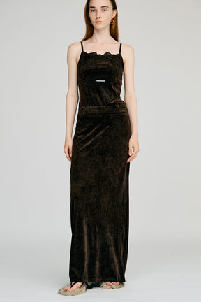 Velour Lace Cup-In Camisole - 2026AUTUMN