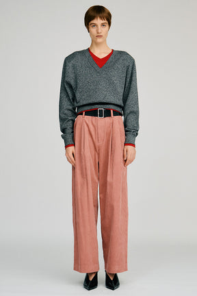 Belted Corduroy Pants - 2026AUTUMN