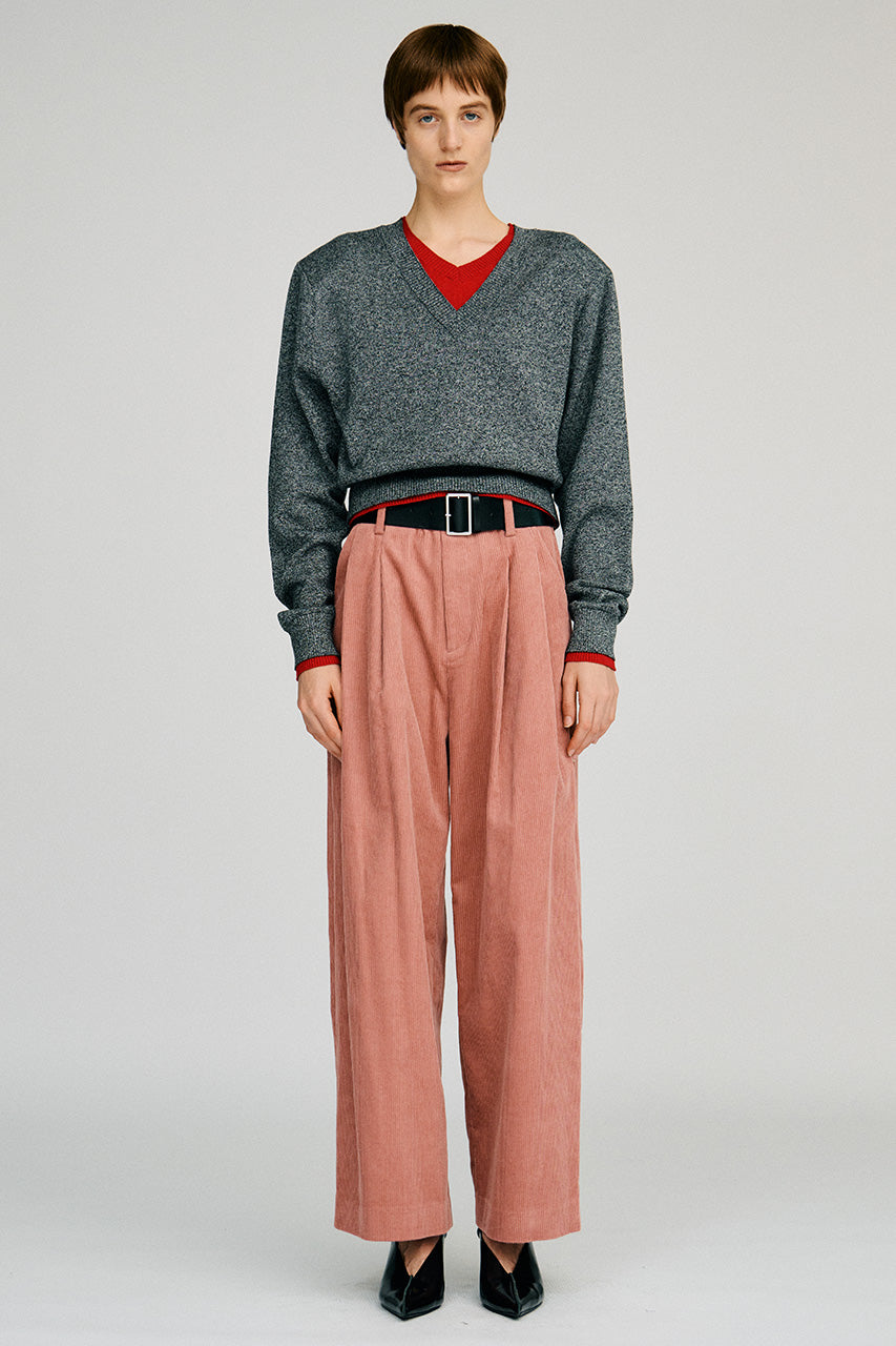 Belted Corduroy Pants - 2026AUTUMN