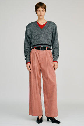Belted Corduroy Pants - 2026AUTUMN