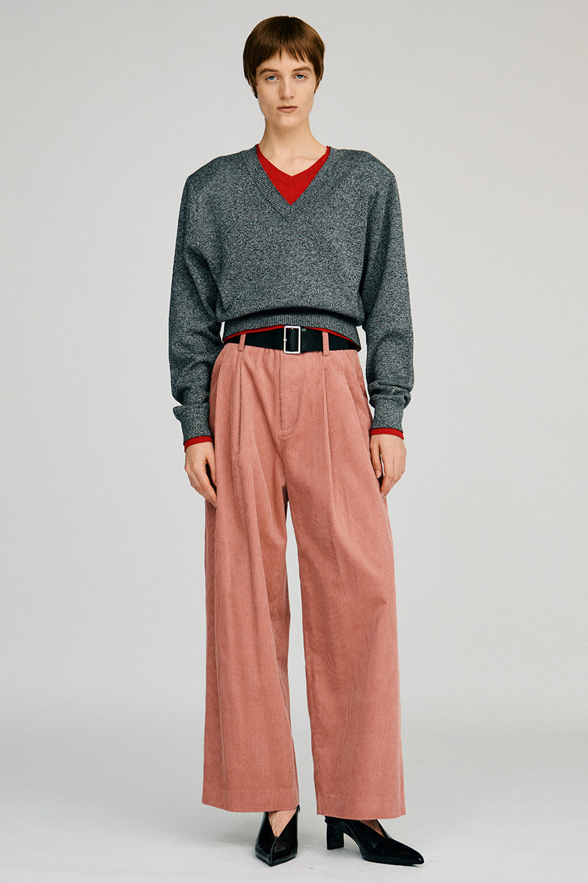 Belted Corduroy Pants - 2026AUTUMN
