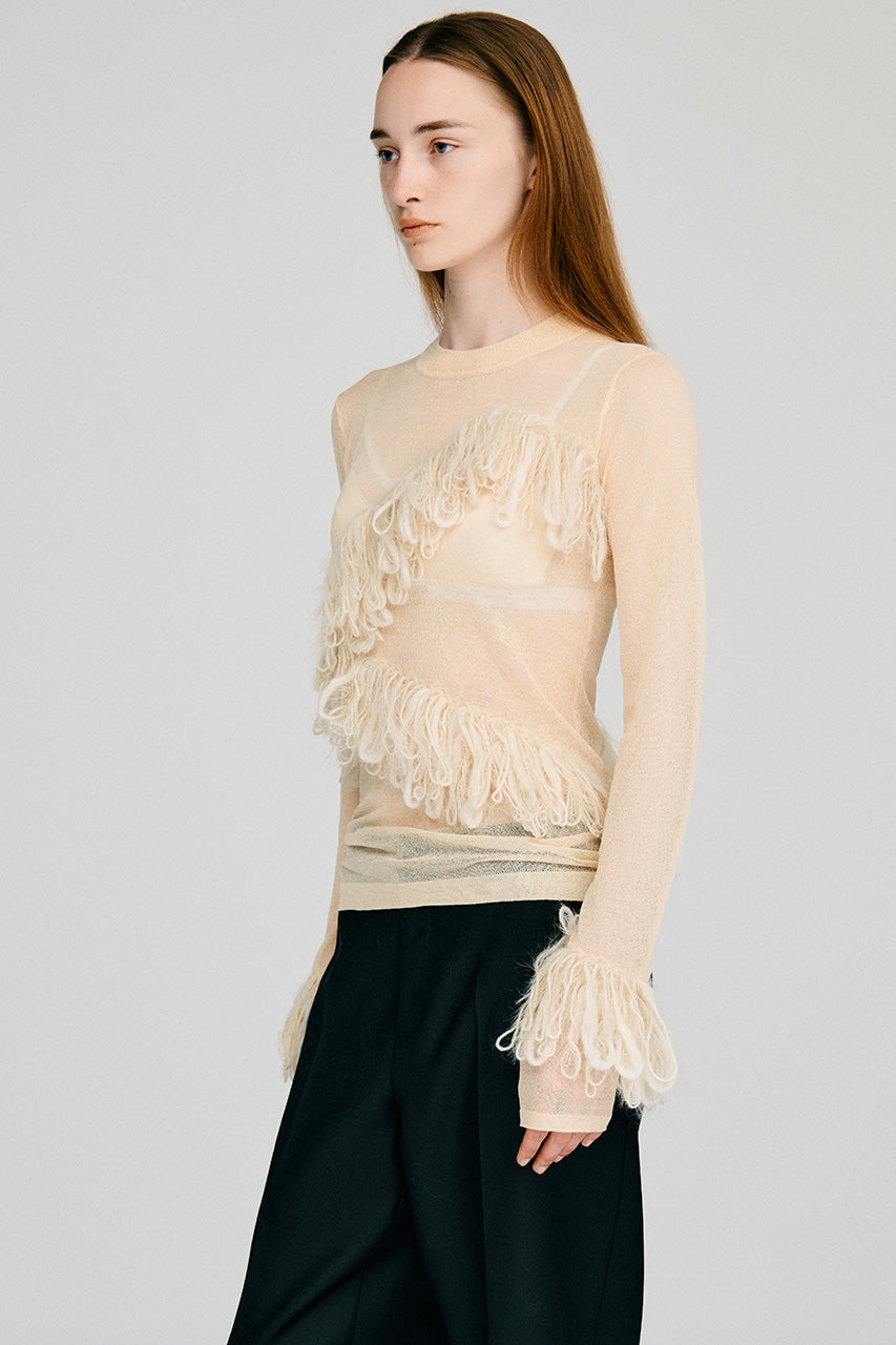 Fluffy Sheer Knit - 2026AUTUMN