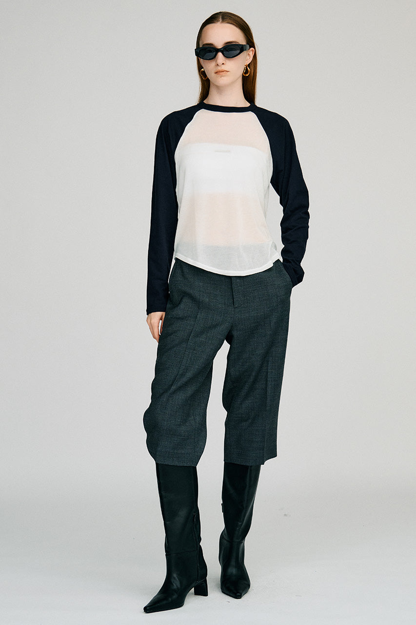 Cashmere Silk Raglan Long Sleeve T-Shirt - 2026AUTUMN