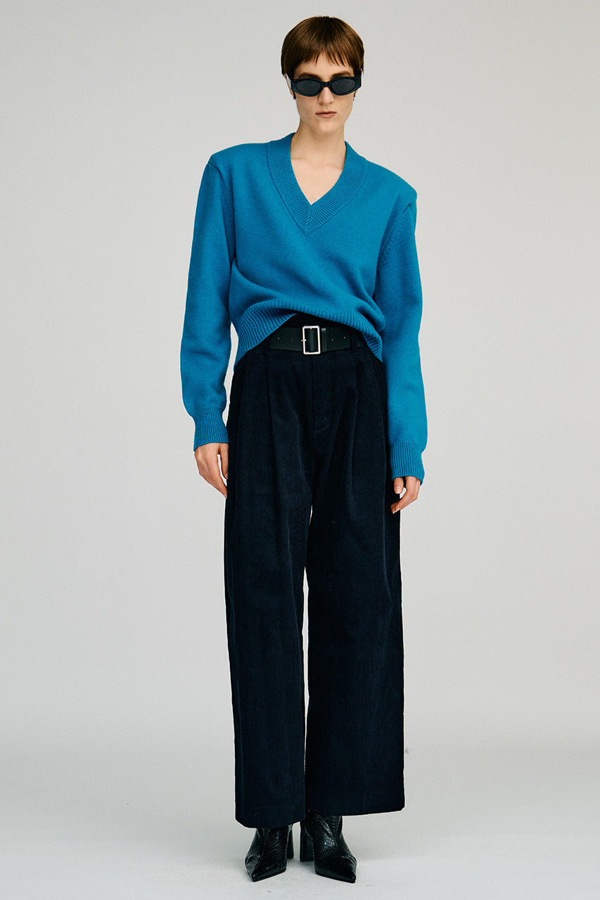 Belted Corduroy Pants - 2026AUTUMN