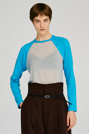 Cashmere Silk Raglan Long Sleeve T-Shirt - 2026AUTUMN