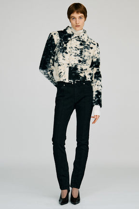 Zipped Hem Skinny Denim - 2026AUTUMN