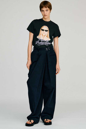 Asymmetrical Drape Pants - PRE ORDER