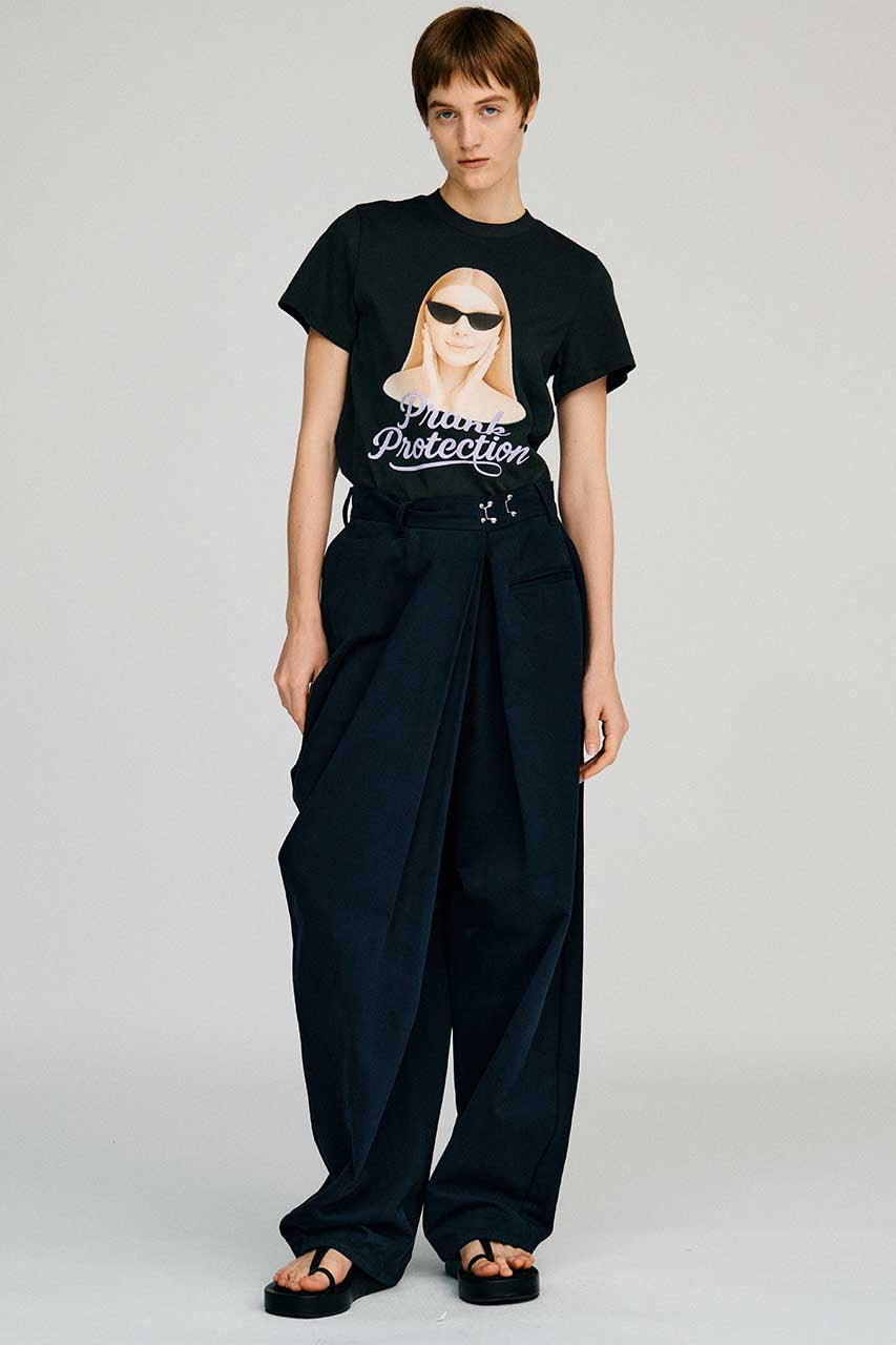 Asymmetrical Drape Pants - PRE ORDER