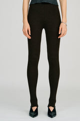 Slit Heel Knit Leggings