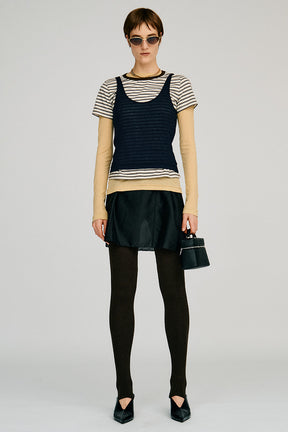 Slit Heel Knit Leggings - 2026AUTUMN