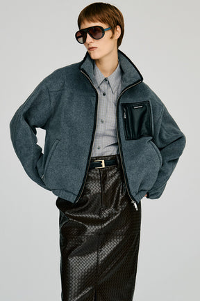 Cropped Fleece Jacket - 2026AUTUMN