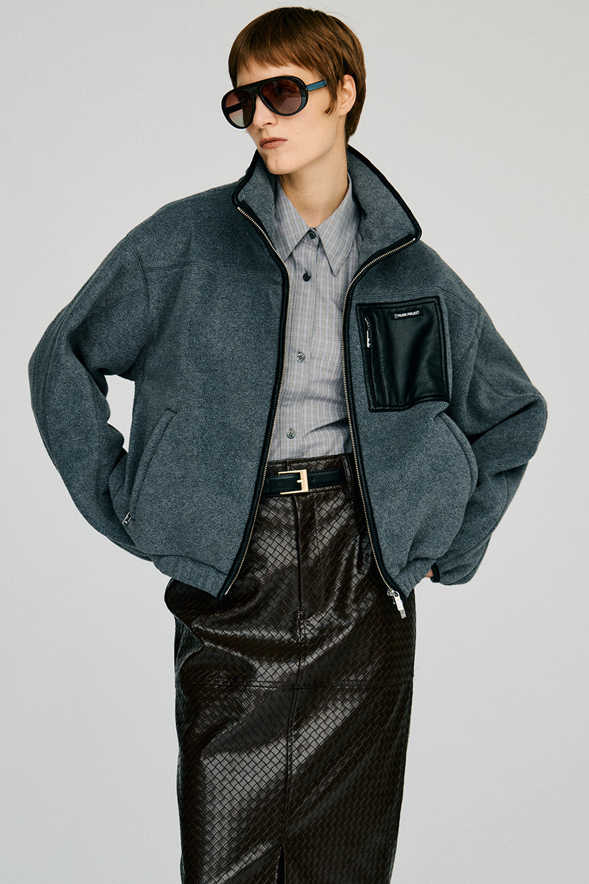 Cropped Fleece Jacket - 2026AUTUMN