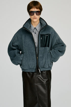 Cropped Fleece Jacket - 2026AUTUMN