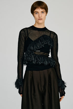Fluffy Sheer Knit - 2026AUTUMN