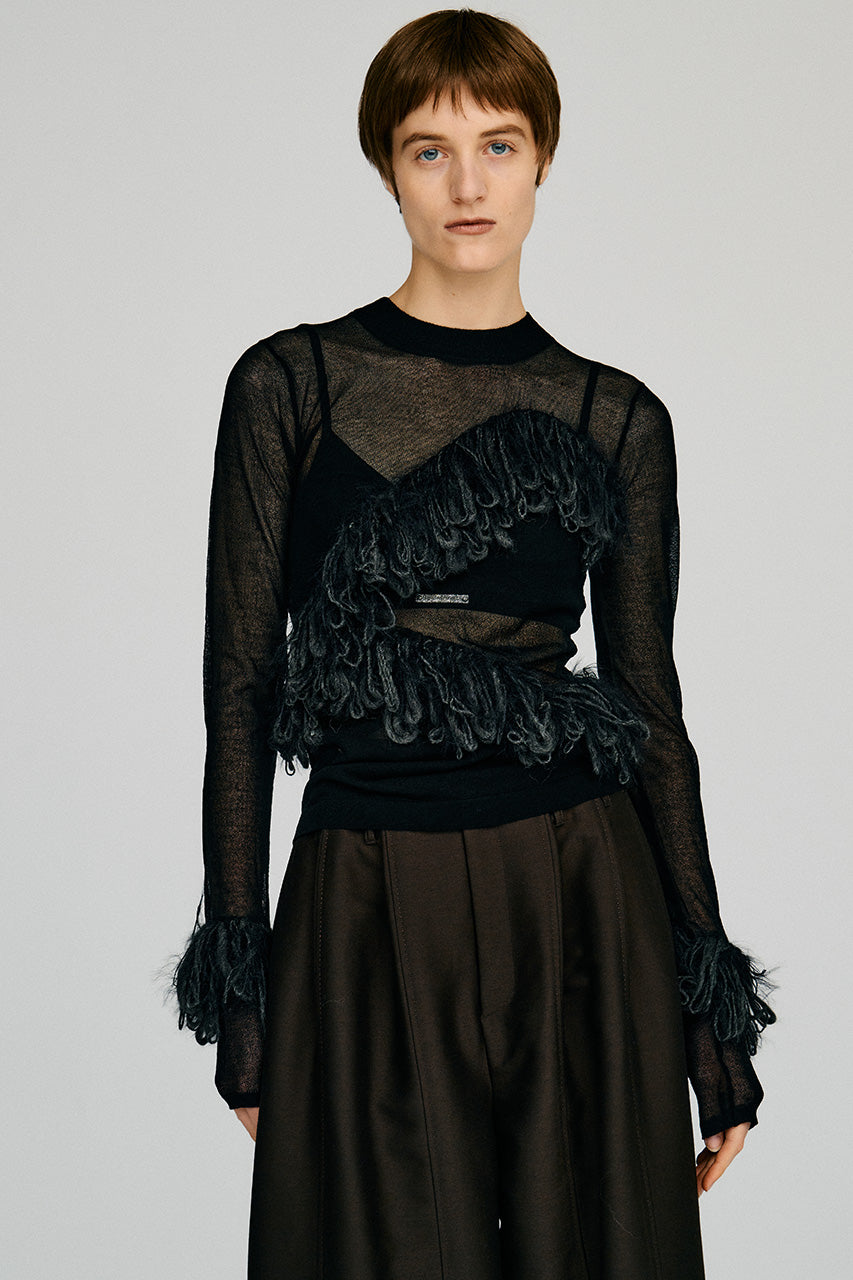 Fluffy Sheer Knit - 2026AUTUMN