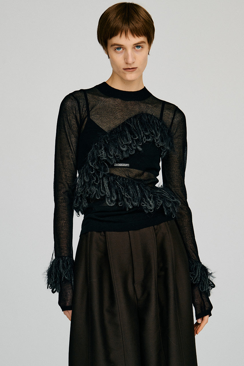 Fluffy Sheer Knit - 2026AUTUMN
