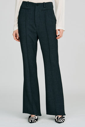 High-Waist Slim Flare Pants - 2026AUTUMN