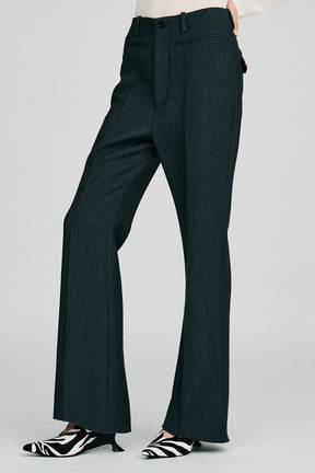 High-Waist Slim Flare Pants - 2026AUTUMN