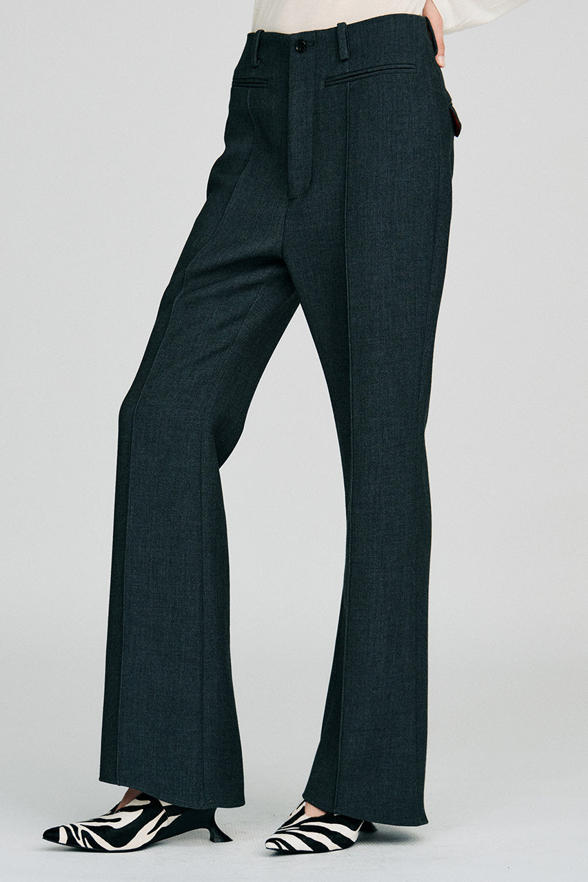 High-Waist Slim Flare Pants - 2026AUTUMN