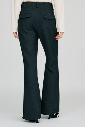 High-Waist Slim Flare Pants - 2026AUTUMN