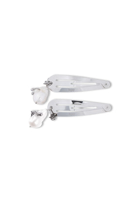 Pearl Piercing Hair Clips-2 Piece Set