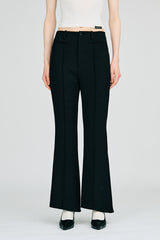 High-Waist Slim Flare Pants