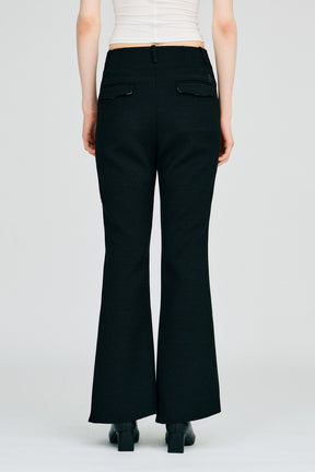 High-Waist Slim Flare Pants - 2026AUTUMN