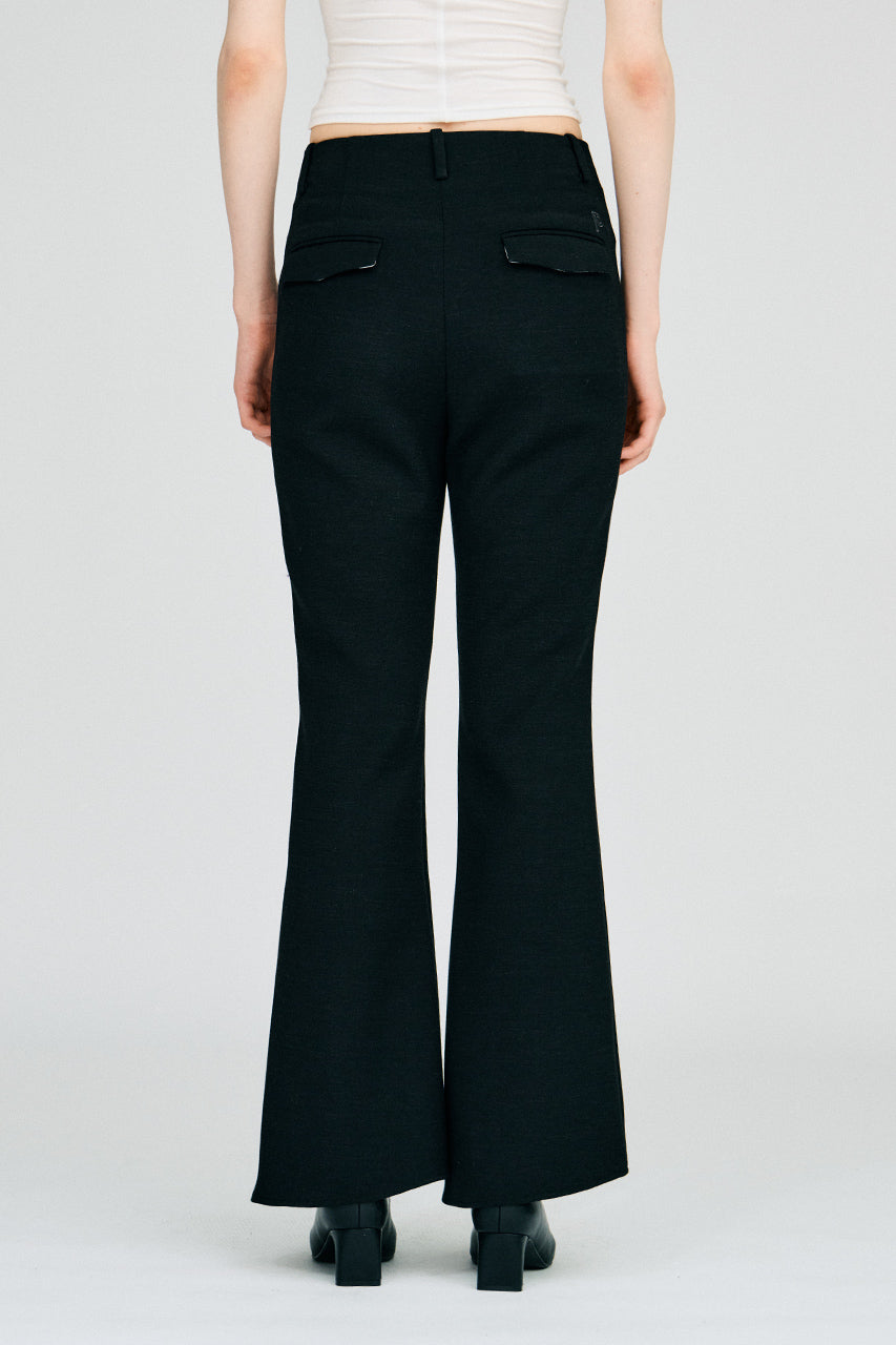 High-Waist Slim Flare Pants - 2026AUTUMN