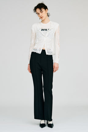2-Way Panel Lace Top - 2026AUTUMN