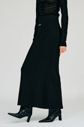 Rib Narrow Skirt - 2026AUTUMN