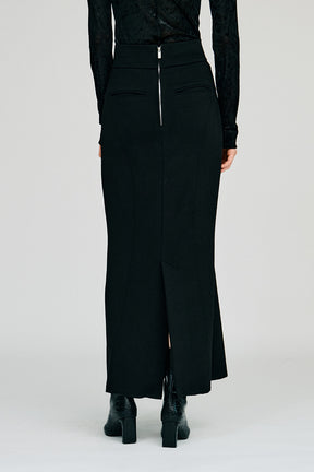 Rib Narrow Skirt - 2026AUTUMN