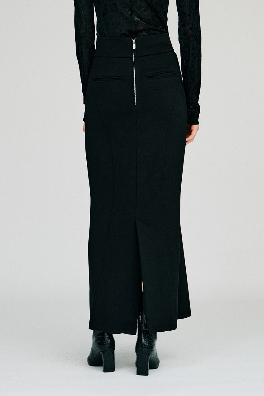Rib Narrow Skirt - 2026AUTUMN
