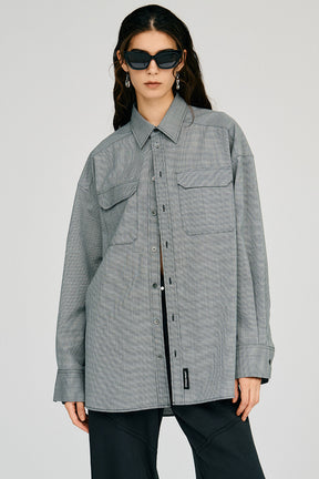 Pin Check Overshirt - 2026AUTUMN