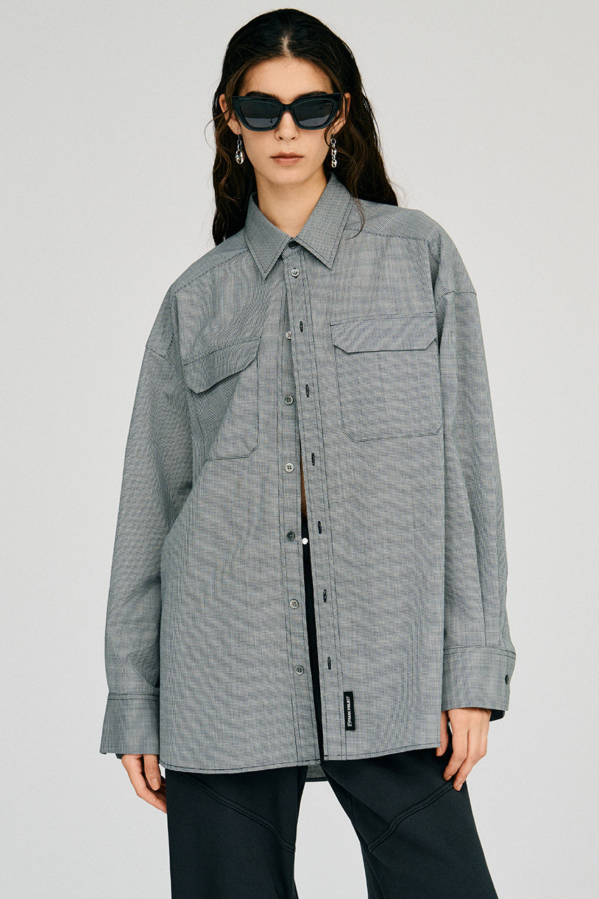 Pin Check Overshirt - 2026AUTUMN