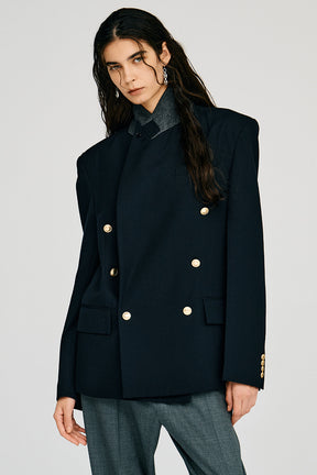 Metal Button Blazer - 2026AUTUMN