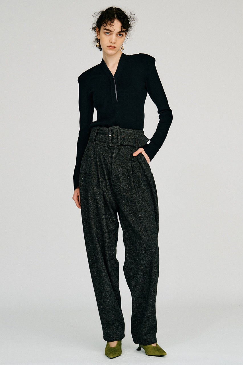 Deep V-Neck Knit Pullover - 2026AUTUMN