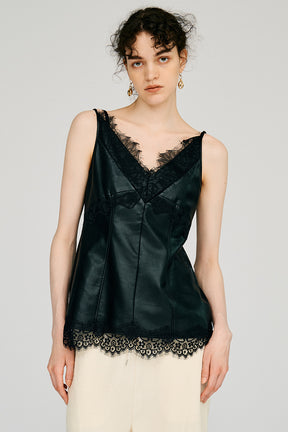 V-Neck Lace Camisole - 2026AUTUMN