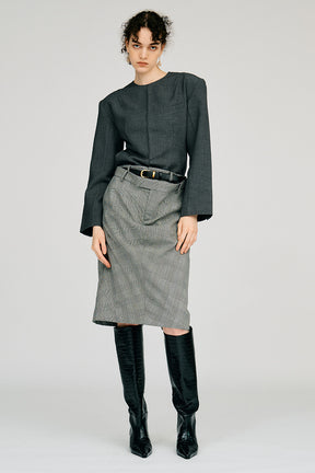 Shoulder Pad Suiting Top - 2026AUTUMN