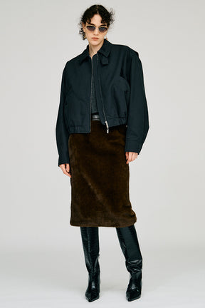 Docking Fur Skirt - 2026AUTUMN