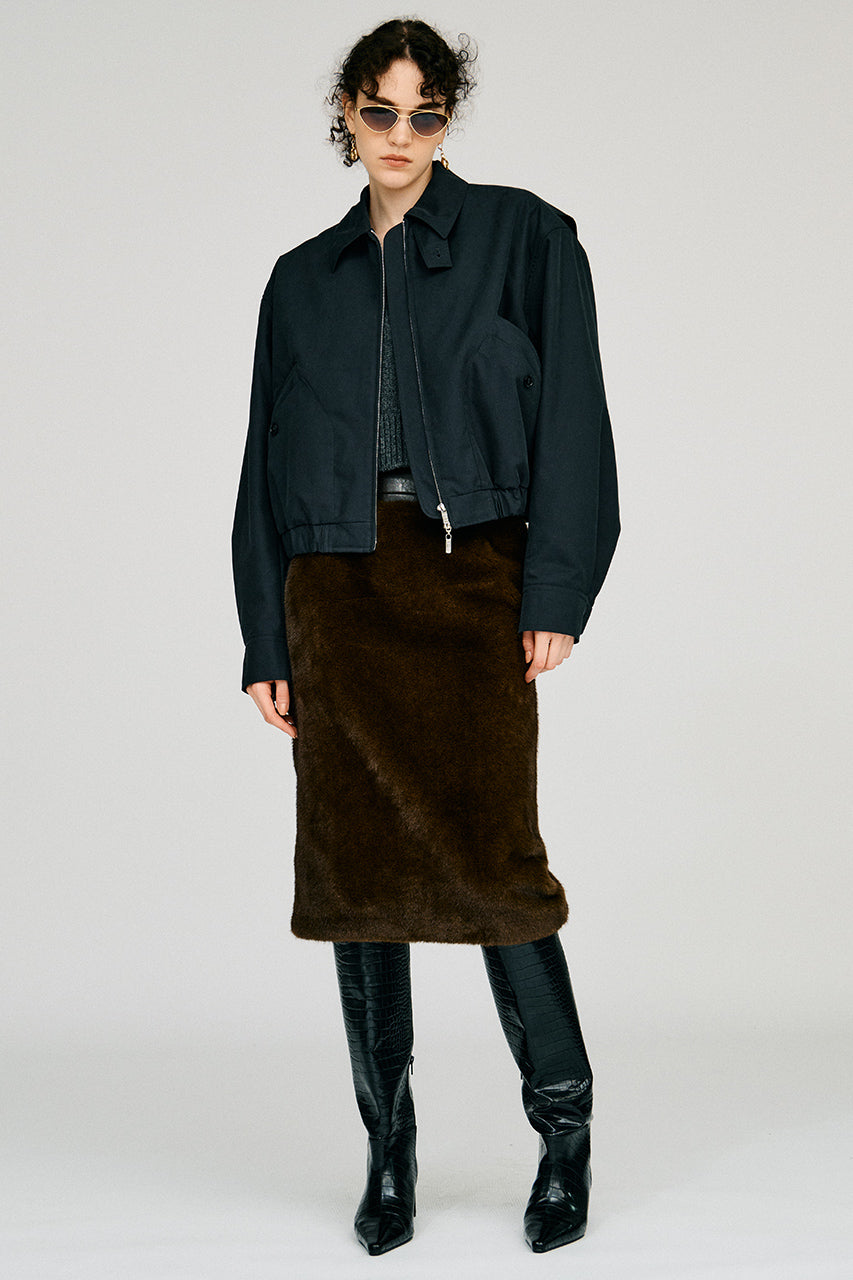 Docking Fur Skirt - 2026AUTUMN