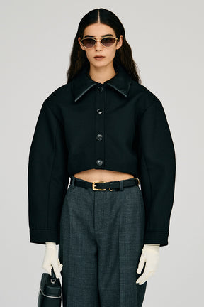 Detachable No-Collar Bonding Blouson - 2026AUTUMN