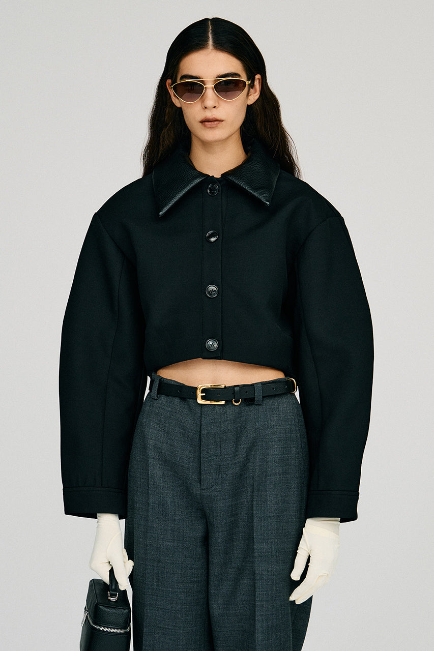 Detachable No-Collar Bonding Blouson - 2026AUTUMN